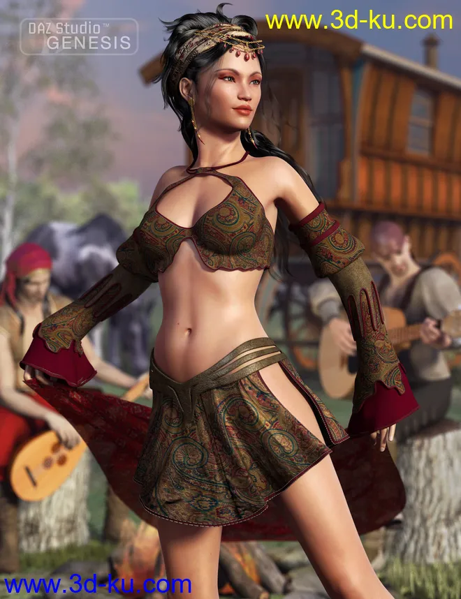 Gypsy Dancer Outfit模型的图片5
