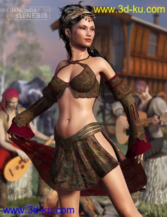 3D打印模型Gypsy Dancer Outfit的图片