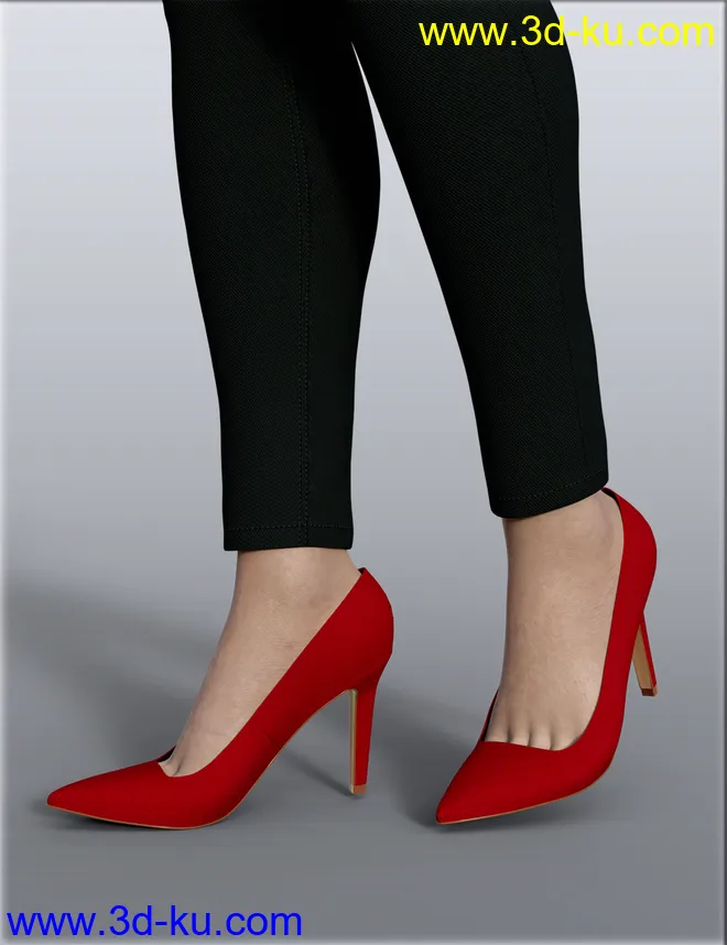 H&C High Waist Pants Outfit for Genesis 8 Female(s)模型的图片6