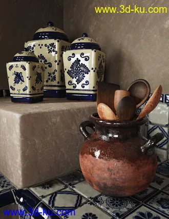 Hacienda Kitchen模型的图片7