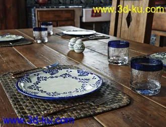 3D打印模型Hacienda Kitchen的图片