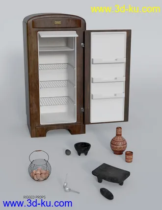 3D打印模型Hacienda Kitchen的图片