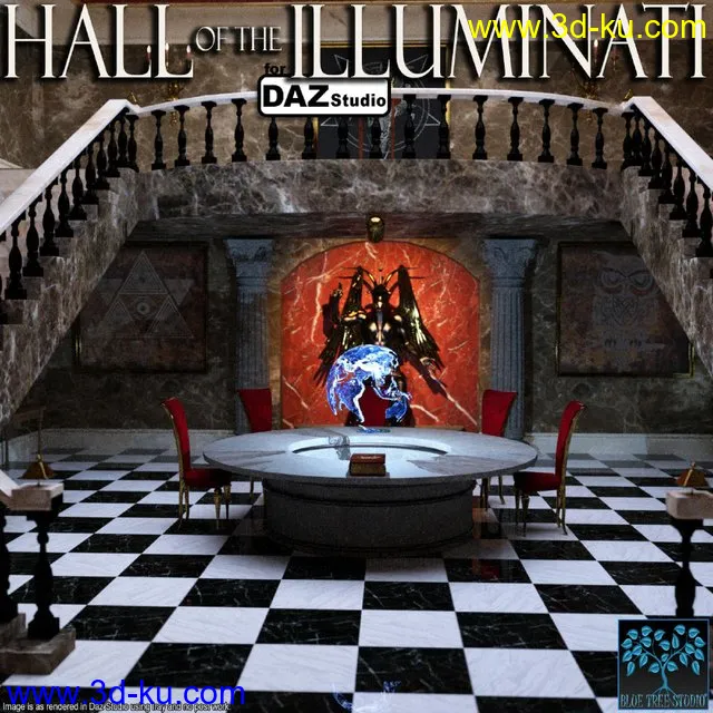 Hall of the Illuminati for Daz模型的图片1