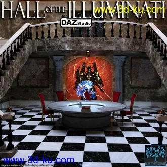 3D打印模型Hall of the Illuminati for Daz的图片