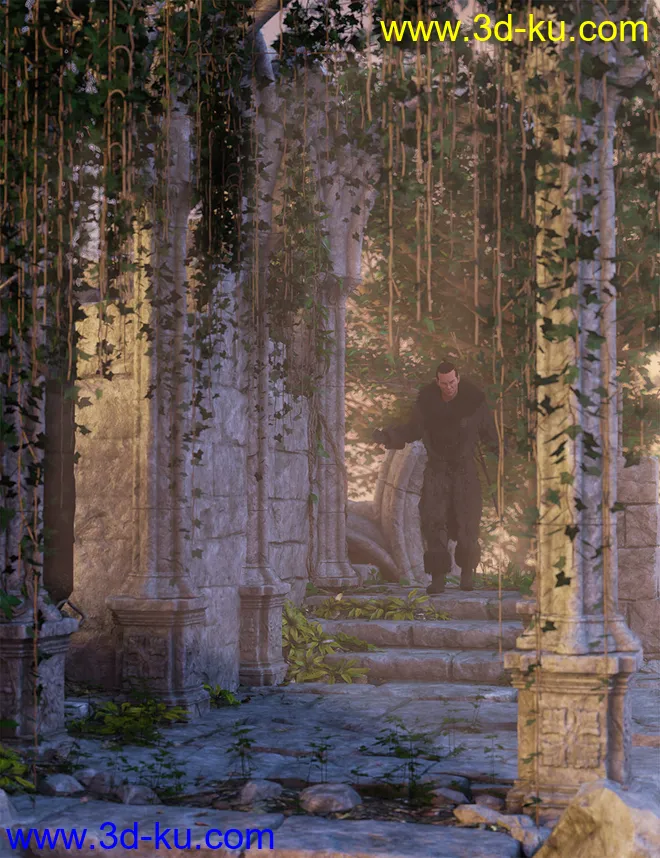 Hanging Vines - Ivy Plants模型的图片1