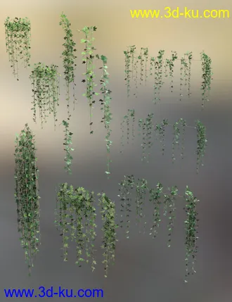3D打印模型Hanging Vines - Ivy Plants的图片