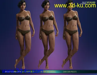 HD Gunshot Wounds for Genesis 8 and 8.1 Females模型的图片21
