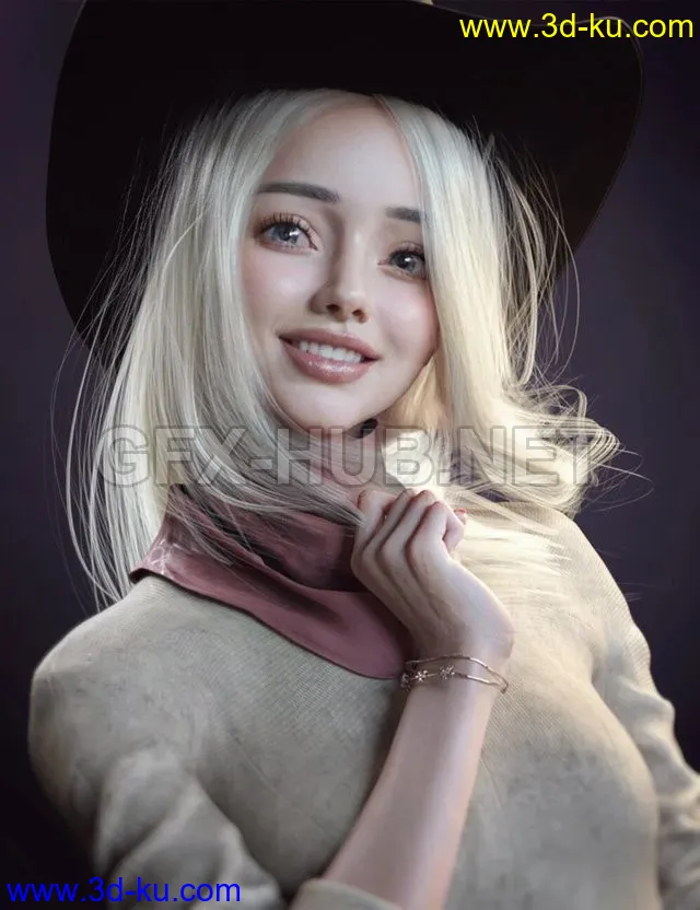 HD Kayla Remake and Kayla Hair for Genesis 8 Female (Update 08-06-2021)模型的图片1