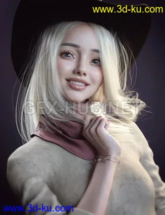 3D打印模型HD Kayla Remake and Kayla Hair for Genesis 8 Female (Update 08-06-2021)的图片