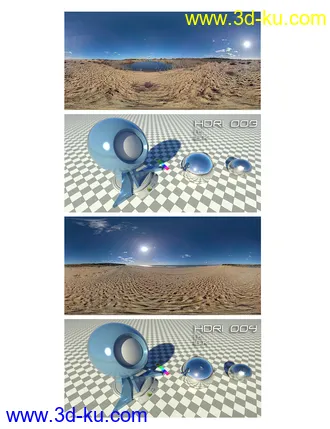 3D打印模型HDRI Cloudy Skies III的图片