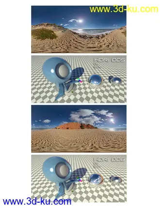3D打印模型HDRI Cloudy Skies III的图片
