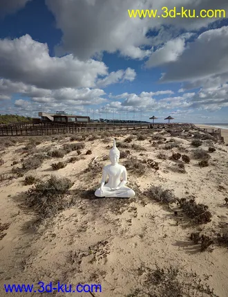 3D打印模型HDRI Cloudy Skies III的图片