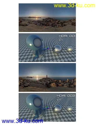 3D打印模型HDRI Dawn Clean Skies的图片