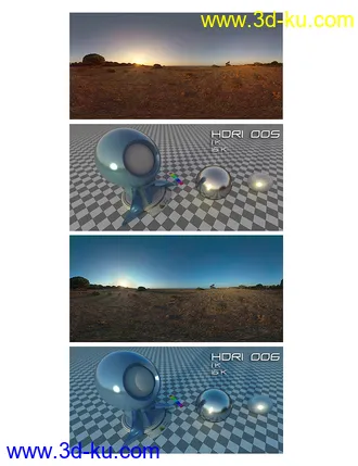 3D打印模型HDRI Dawn Clean Skies的图片