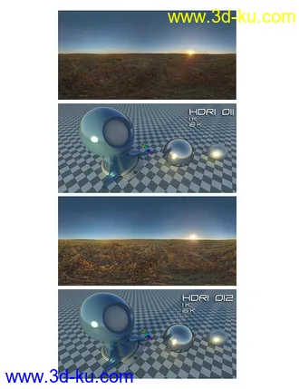 3D打印模型HDRI Dawn Clean Skies的图片