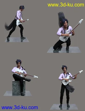 3D打印模型He is a Star Hierarchical Poses for Kota 8.1的图片