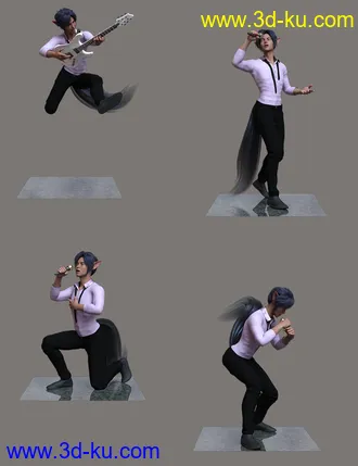 3D打印模型He is a Star Hierarchical Poses for Kota 8.1的图片
