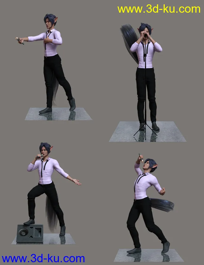 He is a Star Hierarchical Poses for Kota 8.1模型的图片7