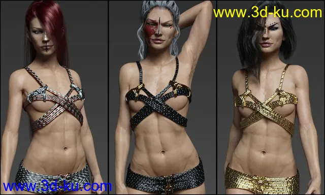 HEROINE - Rope Work 2 for G3F模型的图片1