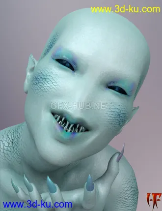 3D打印模型HF Tethys for Genesis 8 Female的图片