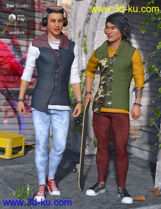 3D打印模型Hippusuta Outfit Textures的图片