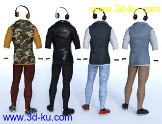 3D打印模型Hippusuta Outfit Textures的图片