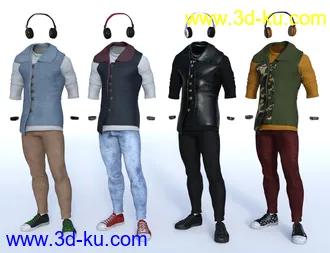 3D打印模型Hippusuta Outfit Textures的图片