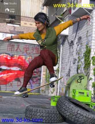 3D打印模型Hippusuta Outfit Textures的图片