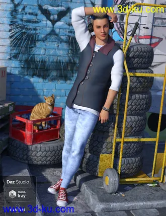 3D打印模型Hippusuta Outfit Textures的图片