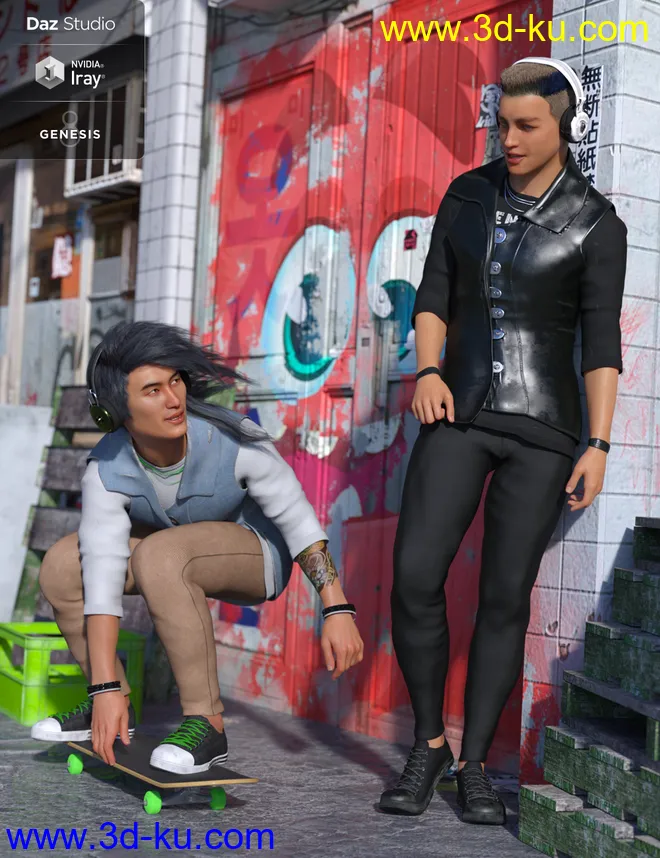 Hippusuta Outfit Textures模型的图片6