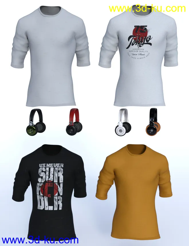 Hippusuta Outfit Textures模型的图片8