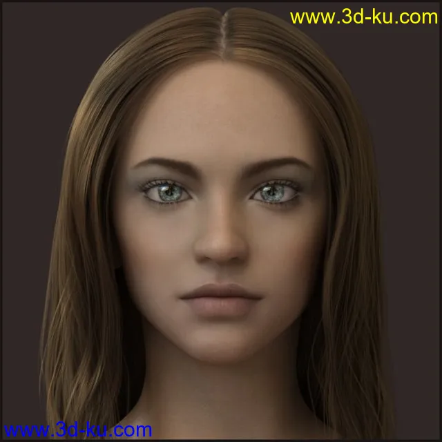 HJ Hena for Genesis 8 Female模型的图片1