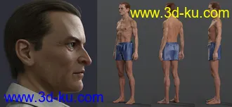 3D打印模型Holm HD for Genesis 8.1 Male的图片