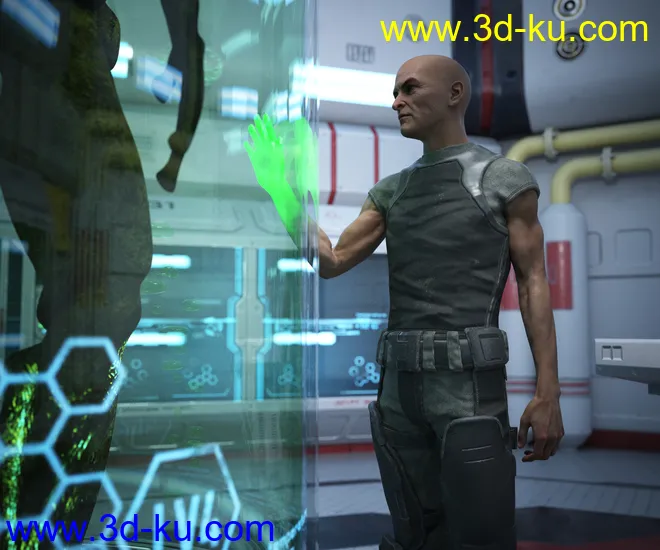 Holm HD for Genesis 8.1 Male模型的图片17