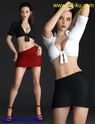 3D打印模型Home Office Outfit for Genesis 8 Females的图片