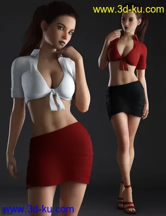 3D打印模型Home Office Outfit for Genesis 8 Females的图片