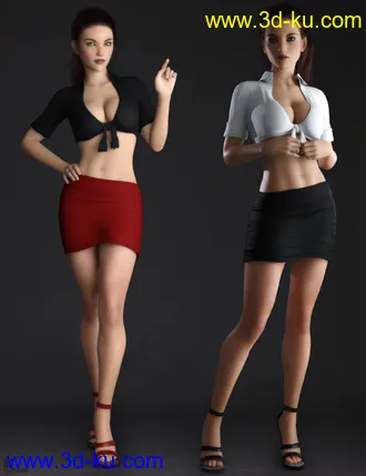3D打印模型Home Office Outfit for Genesis 8 Females的图片