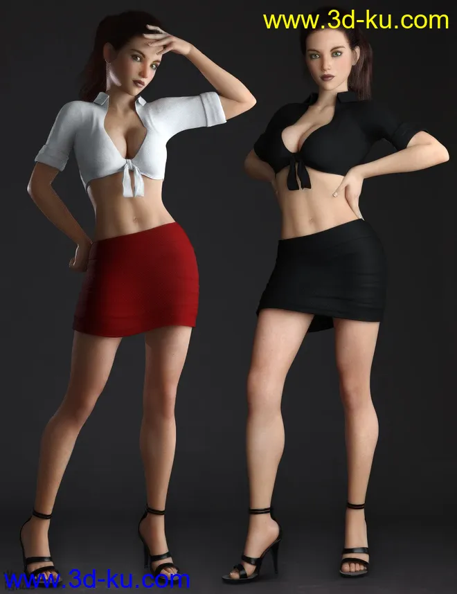 Home Office Outfit for Genesis 8 Females模型的图片7