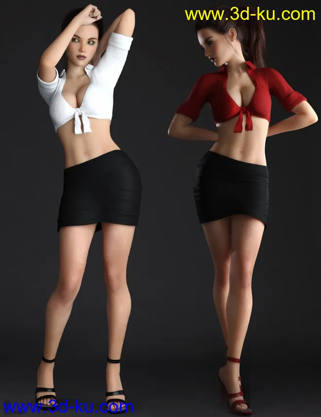 Home Office Outfit for Genesis 8 Females模型的图片8