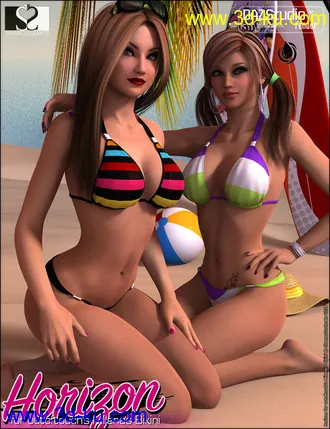 3D打印模型Horizon for Milena's Bikini的图片