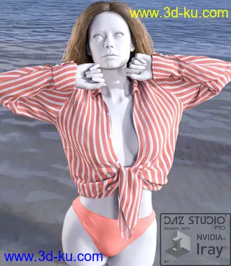 3D打印模型Hot Day dForce outfit for Genesis 8 Female Genesis 8.1 Females的图片
