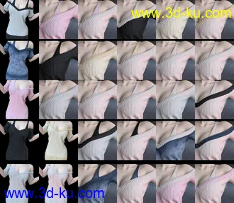 3D打印模型HS dForce Lurys Sweater for Genesis 8.1 Female的图片