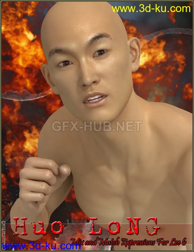 Huo Long Mix And Match Expressions For Lee 6模型的图片1