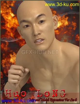 3D打印模型Huo Long Mix And Match Expressions For Lee 6的图片