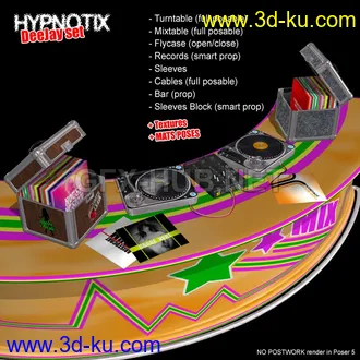 3D打印模型Hypnotix DJ set的图片