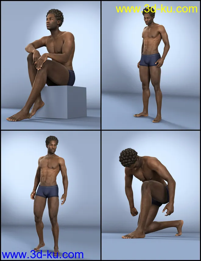 I am Poses for Darius 6模型的图片2