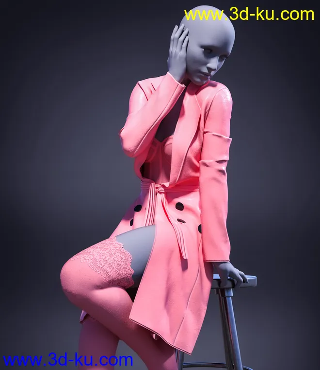 I'm Savage dforce outfit for Genesis 8 & 8.1 Females模型的图片1