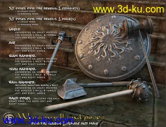 3D打印模型i13 WEAPONRY II and Poses的图片
