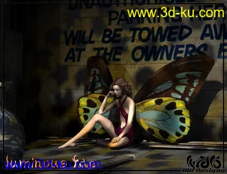 3D打印模型IDG Luminous Fae - Dual Layer Gel Lights for DS的图片