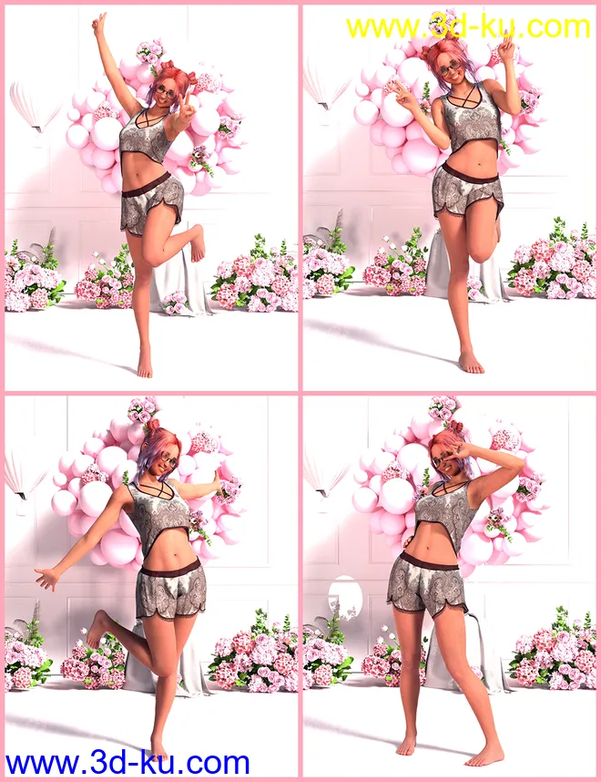 IGD KI Poses for Genesis 8 Female模型的图片3